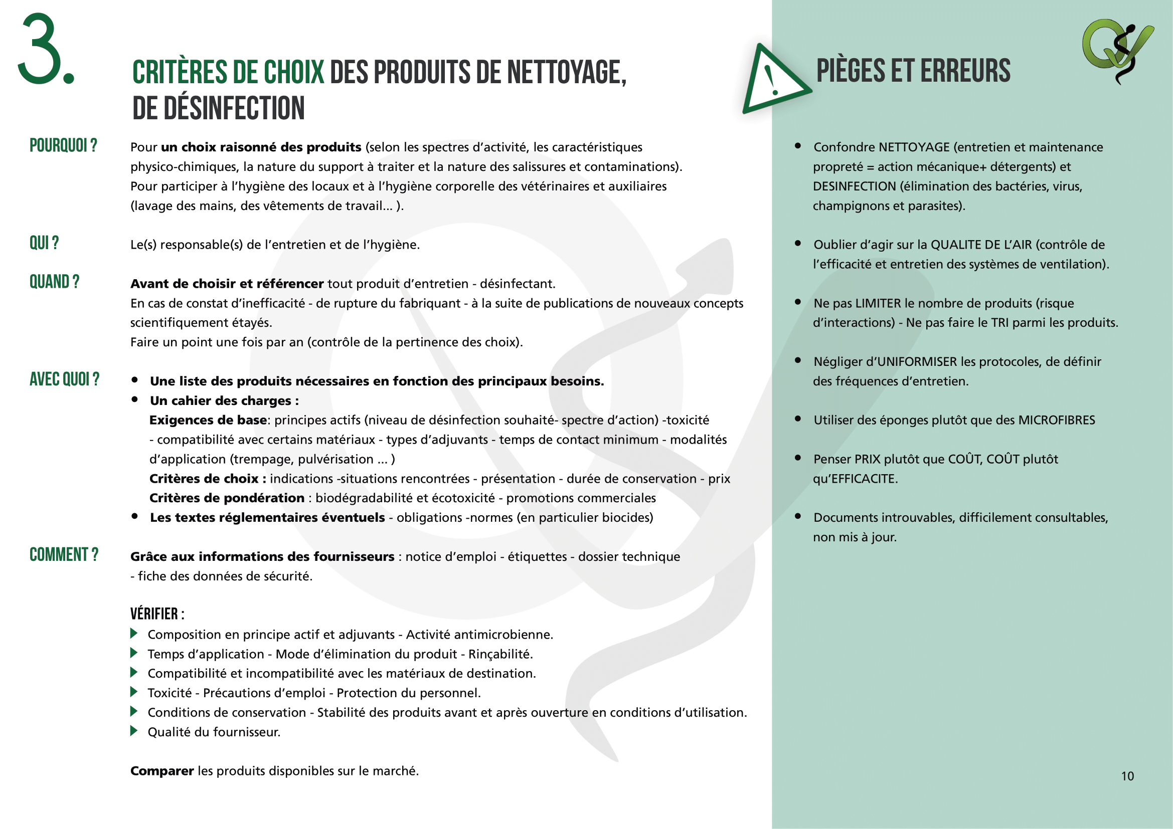 Fiche 03 Crit res De Choix Des Produits De Nettoyage Et De Fiche 03 Crit res De Choix Des Produits De Nettoyage Et De